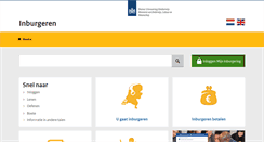 Desktop Screenshot of inburgeren.nl